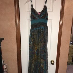 Turquoise Maxi Dress Small